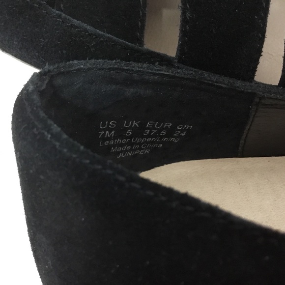 NAYA Black Suede Juniper Slip Ons, 7M - Picture 8 of 8